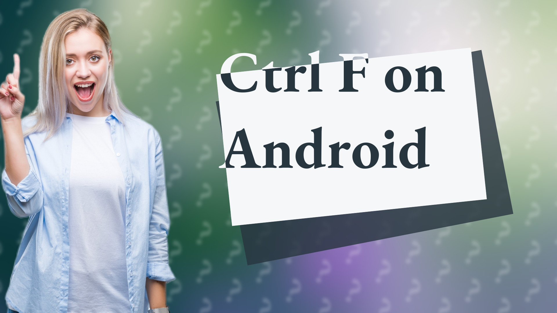 Ctrl F on Android