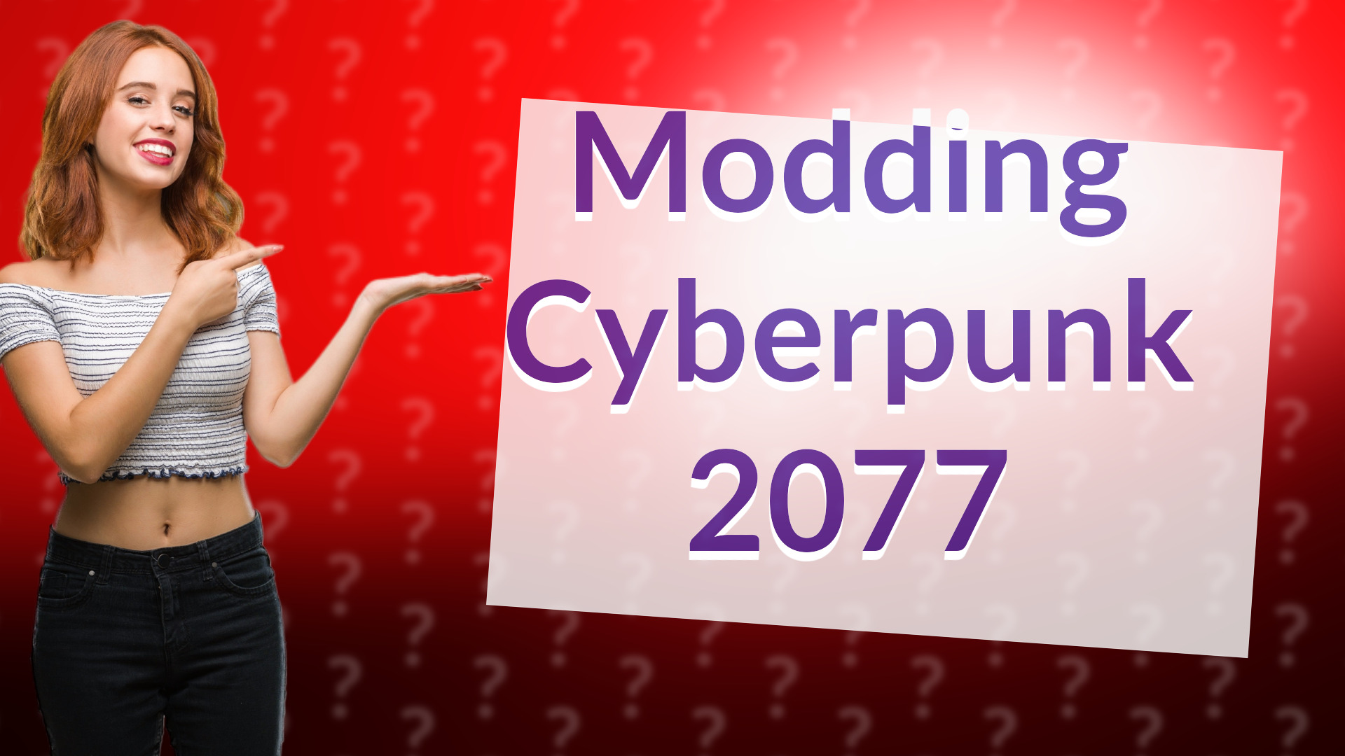 Modding Cyberpunk 2077