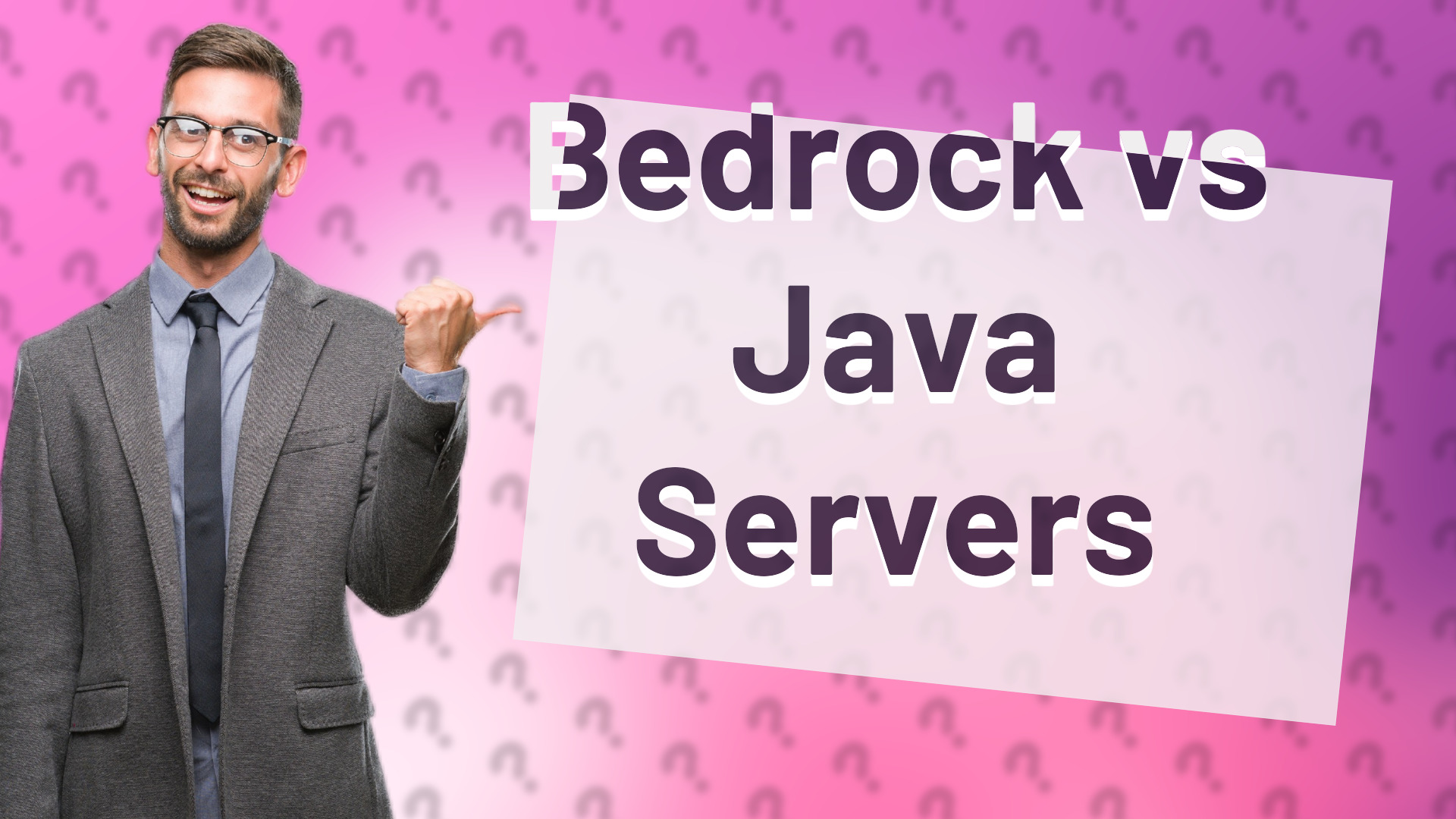 Bedrock vs Java Servers