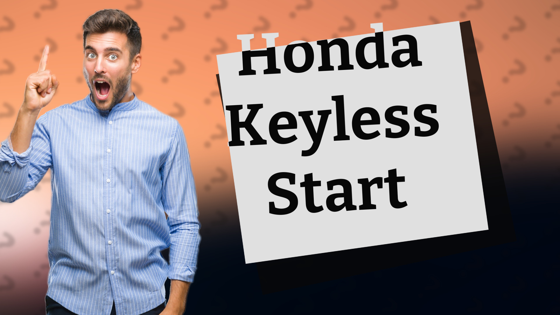 Honda Keyless Start