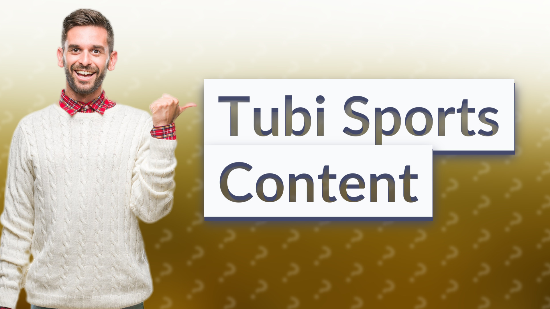 Tubi Sports Content