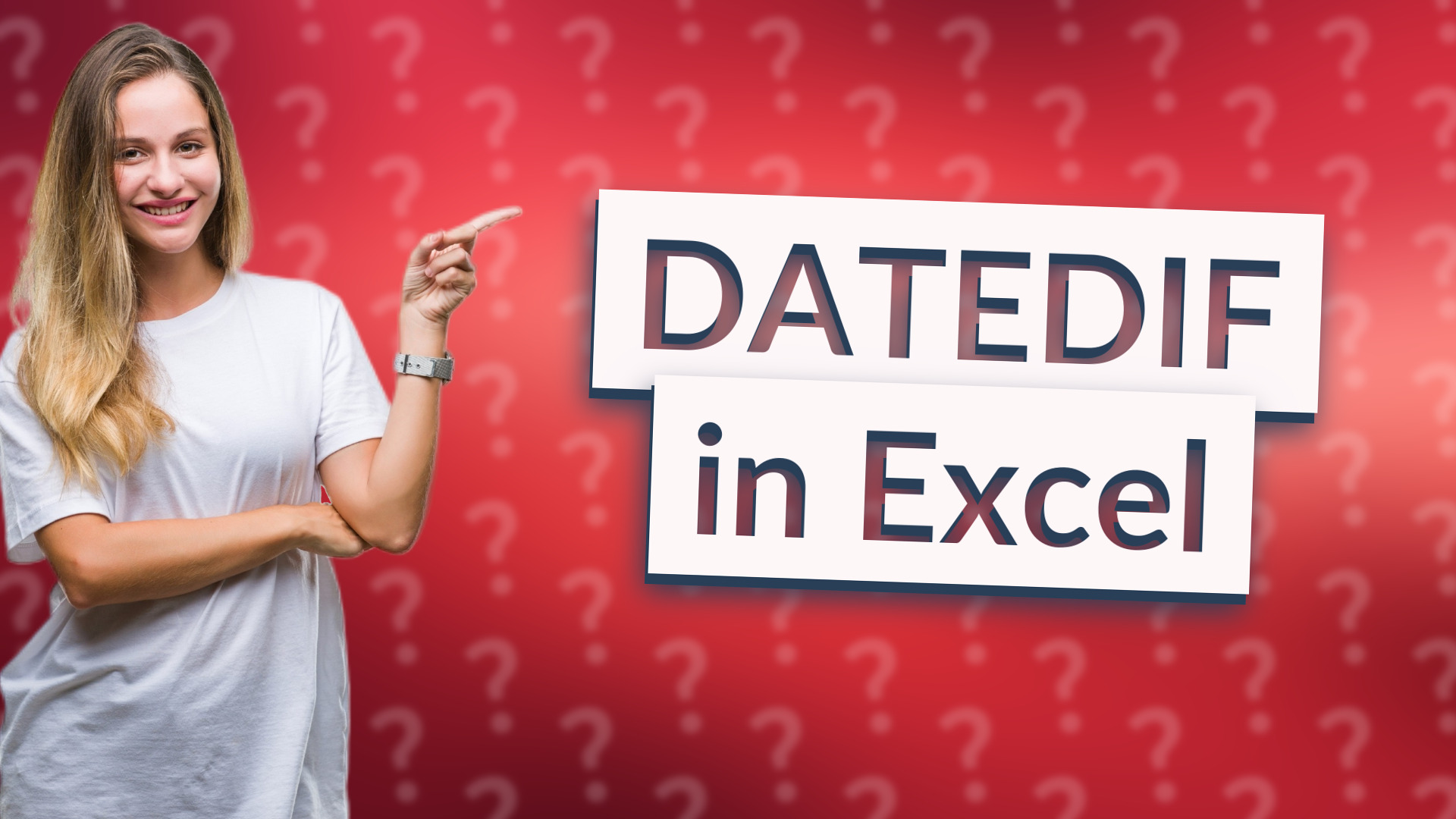 DATEDIF in Excel
