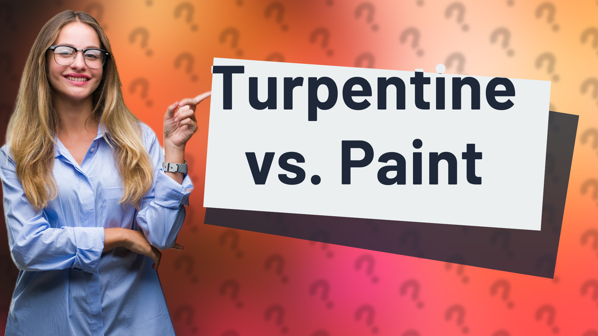 Turpentine vs. Paint