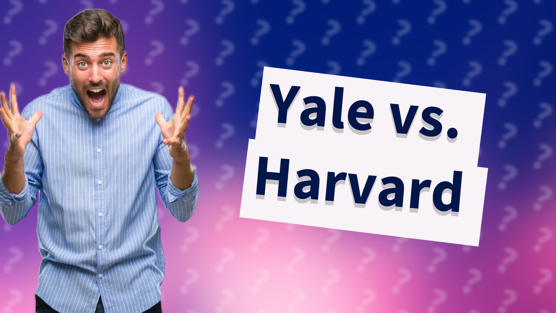 Yale vs. Harvard