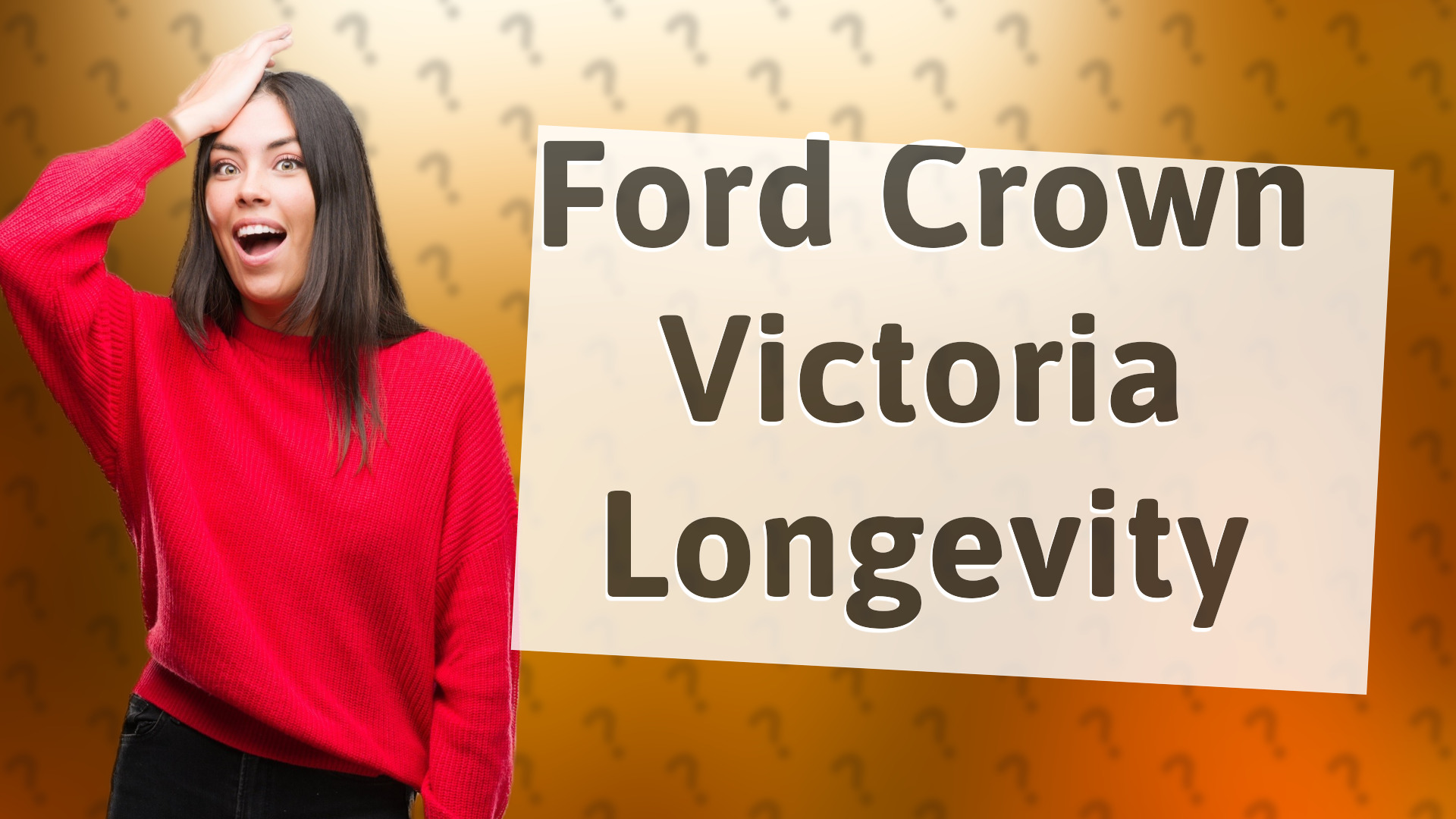 Ford Crown Victoria Longevity