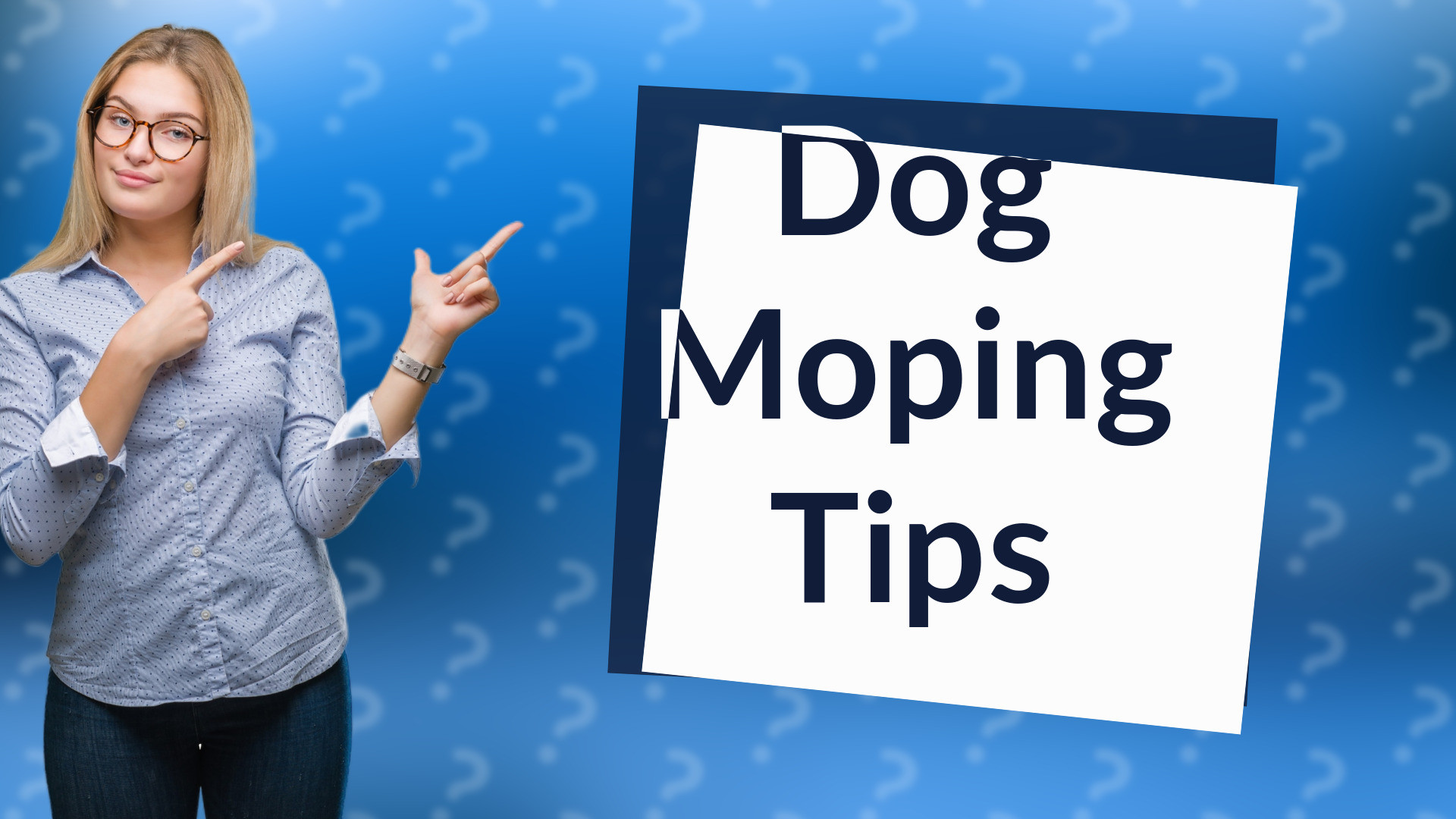 Dog Moping Tips