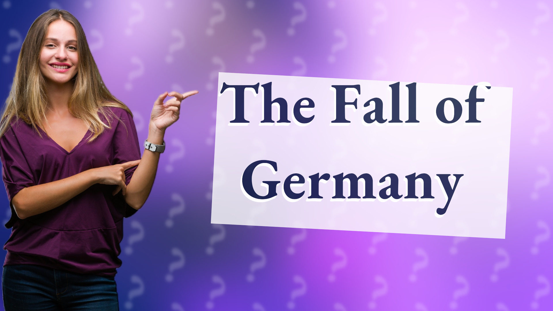 The Fall of Germany