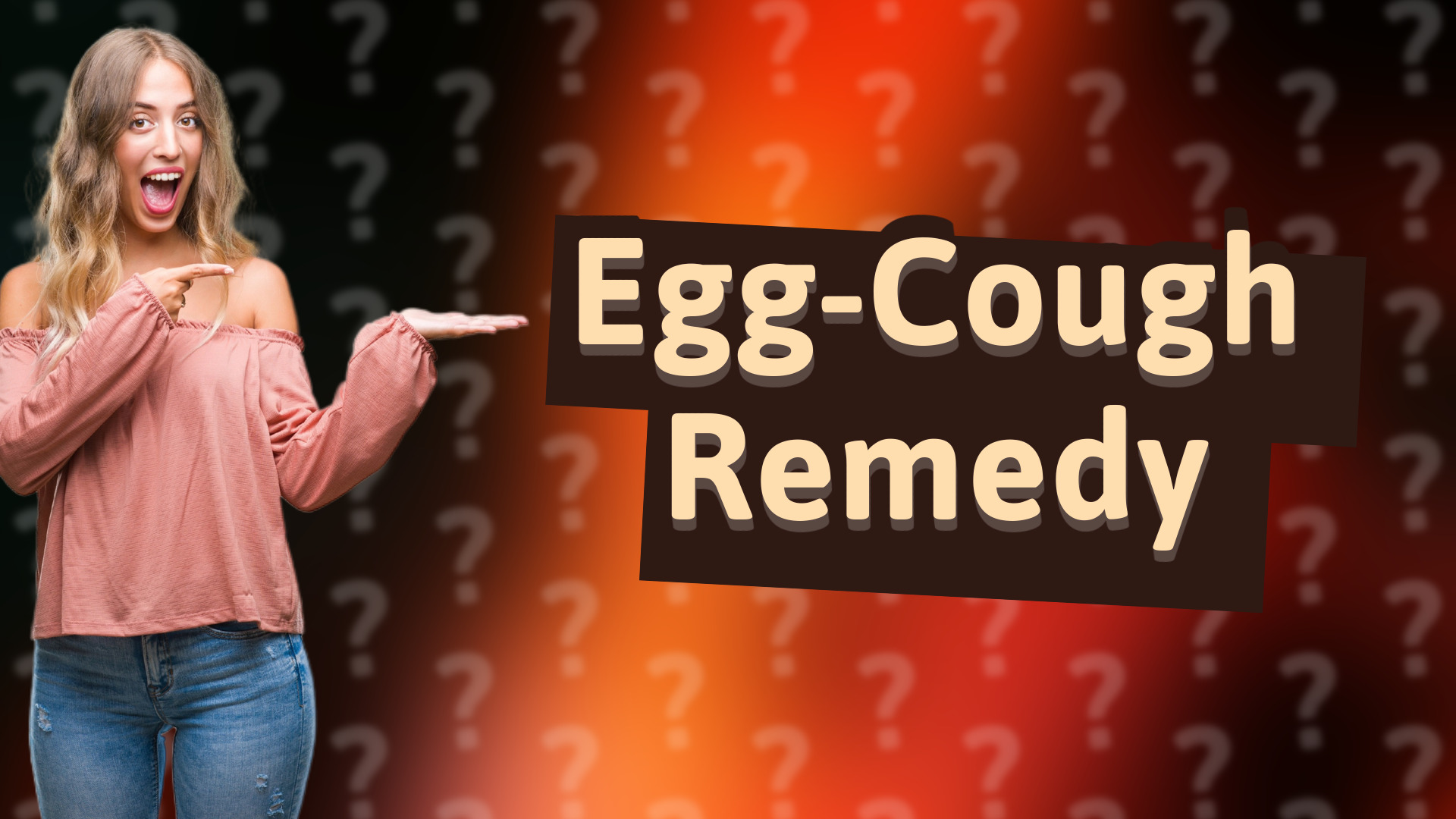 Egg-Cough Remedy