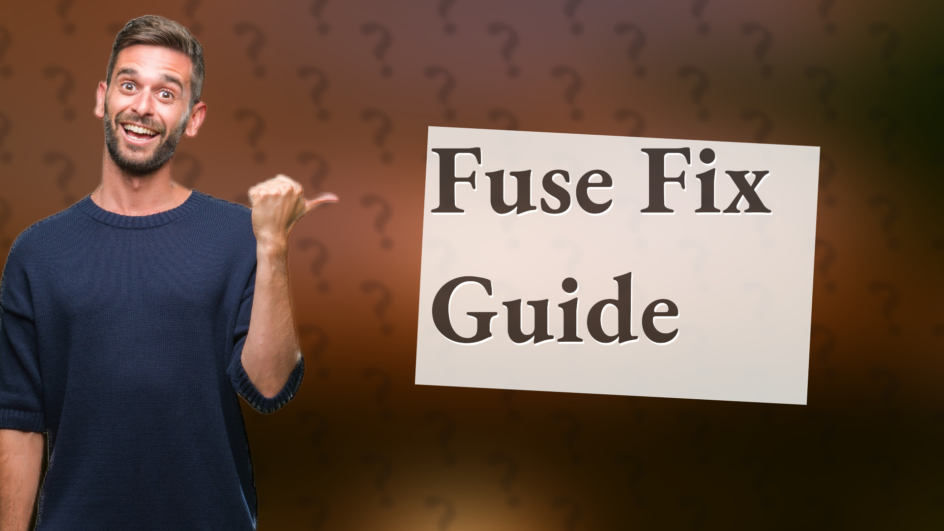 Fuse Fix Guide