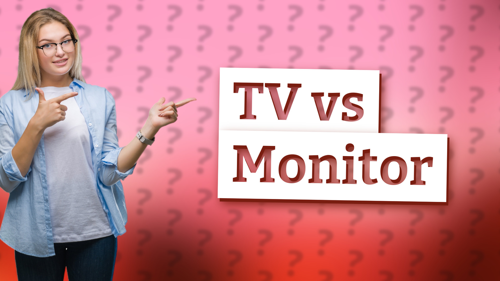 TV vs Monitor