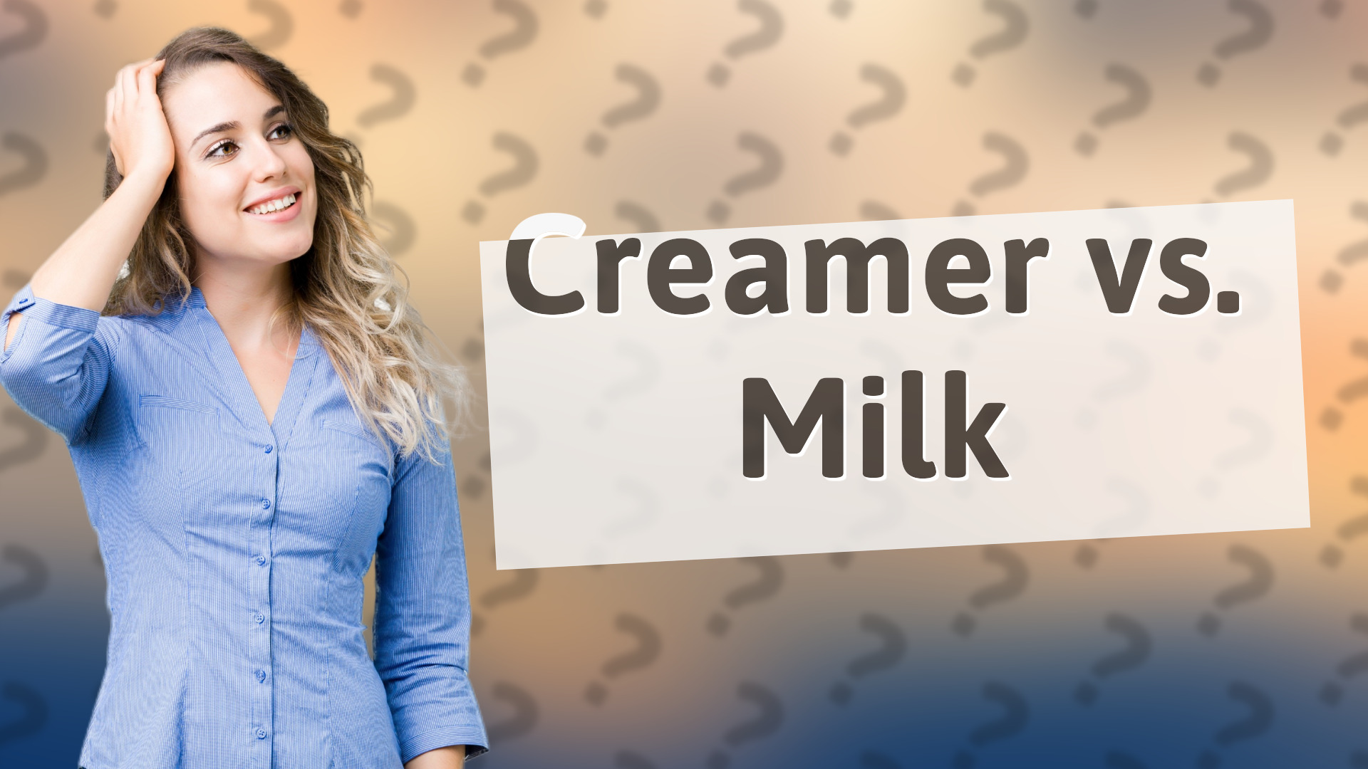 Creamer vs. Milk