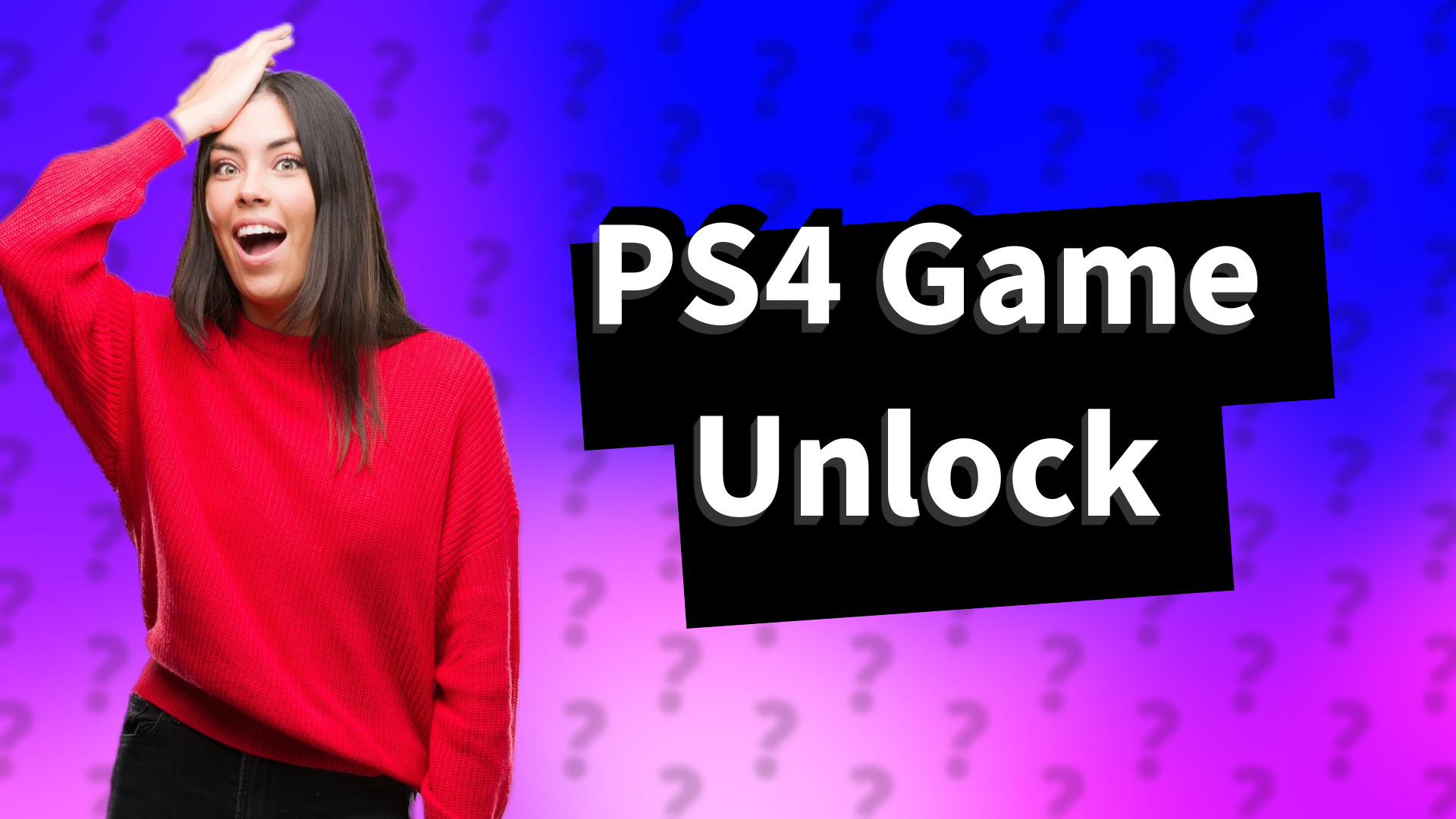 PS4 Game Unlock