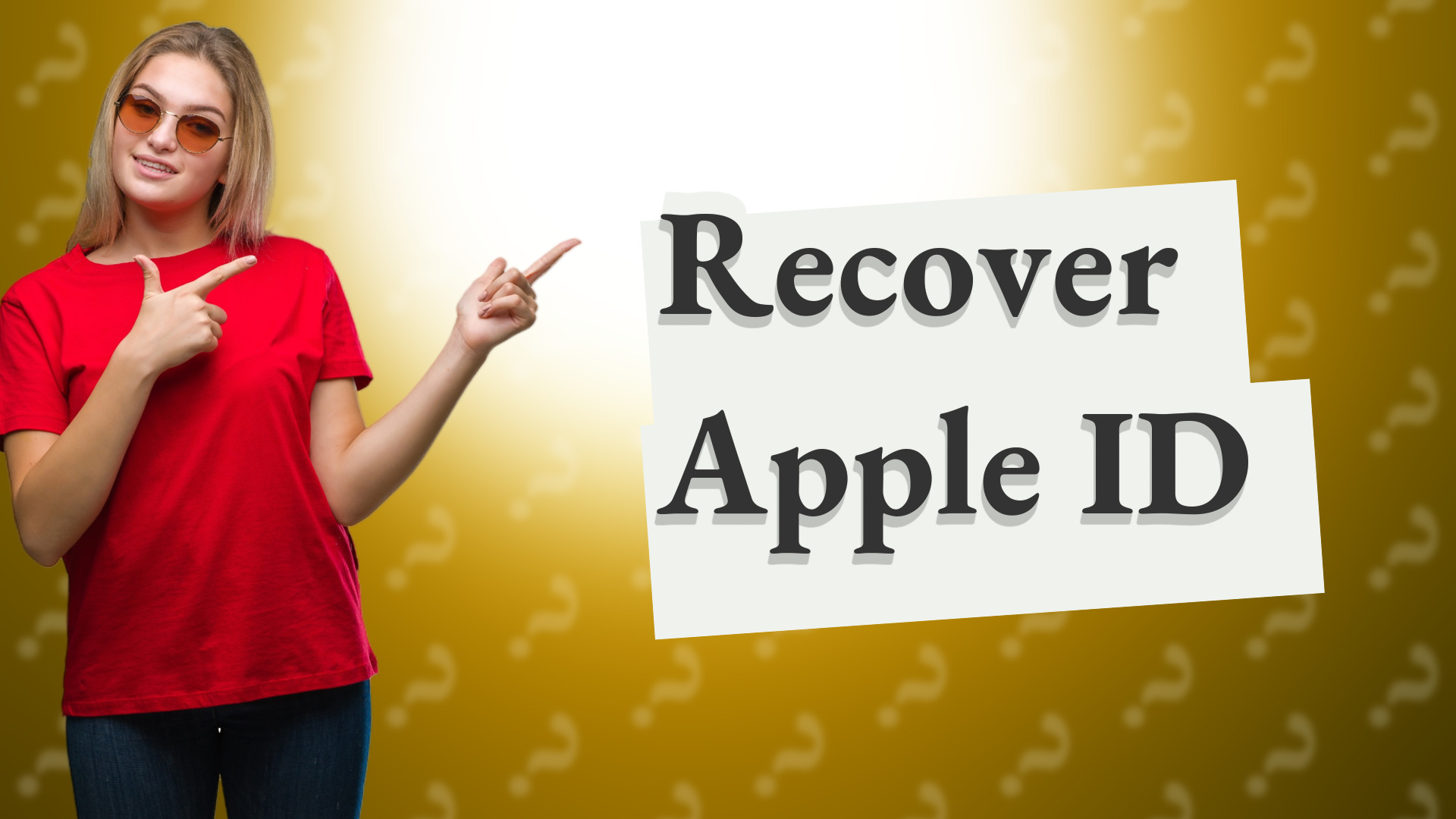 Recover Apple ID
