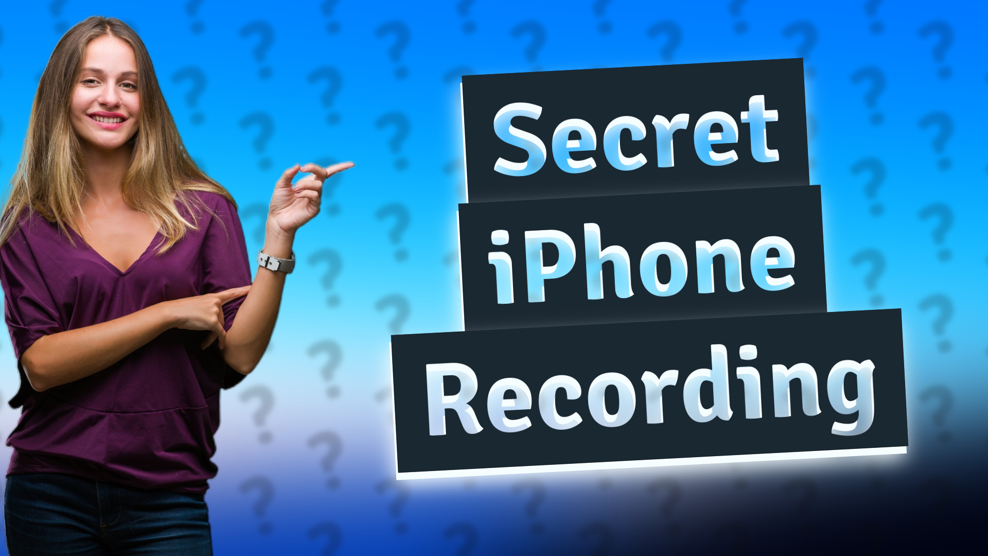 Secret iPhone Recording