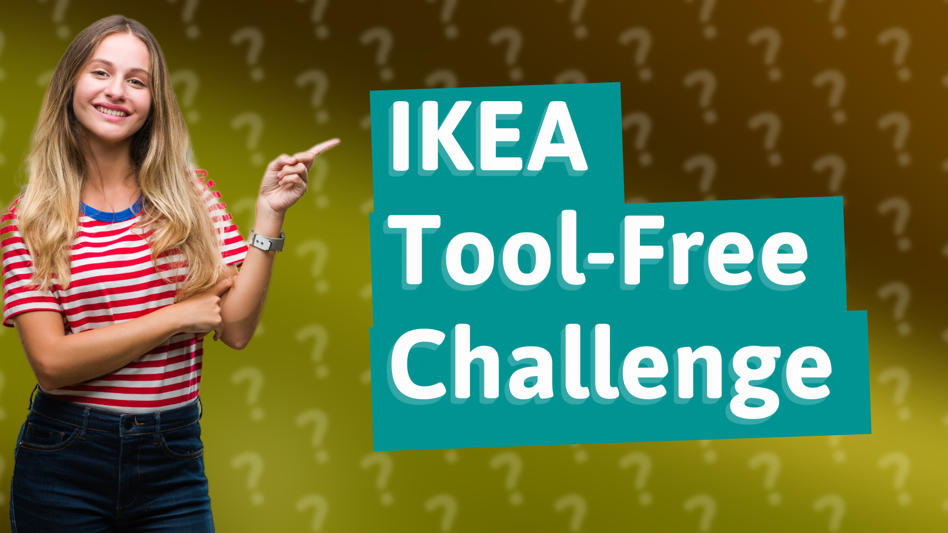 IKEA Tool-Free Challenge