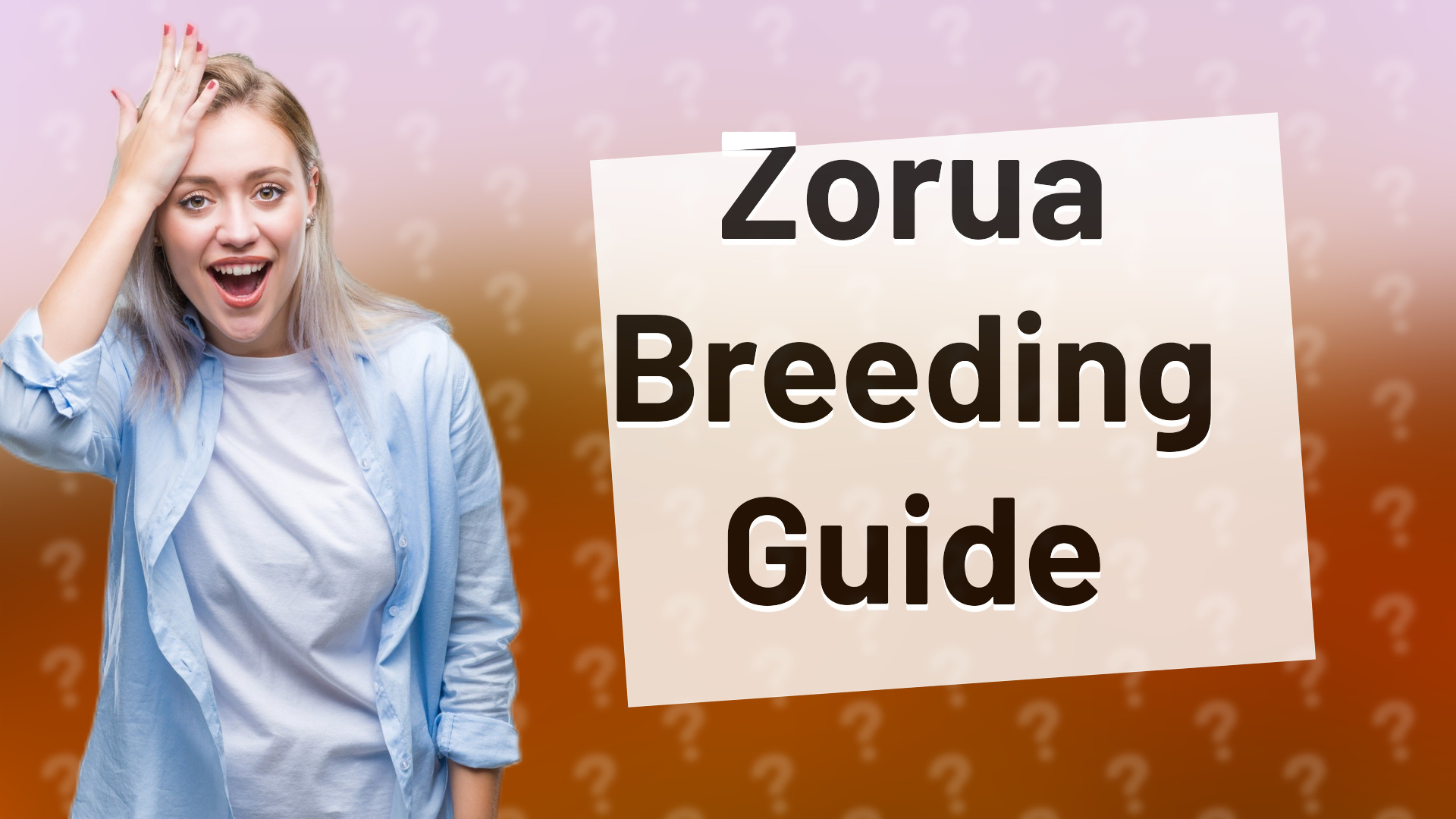 Zorua Breeding Guide