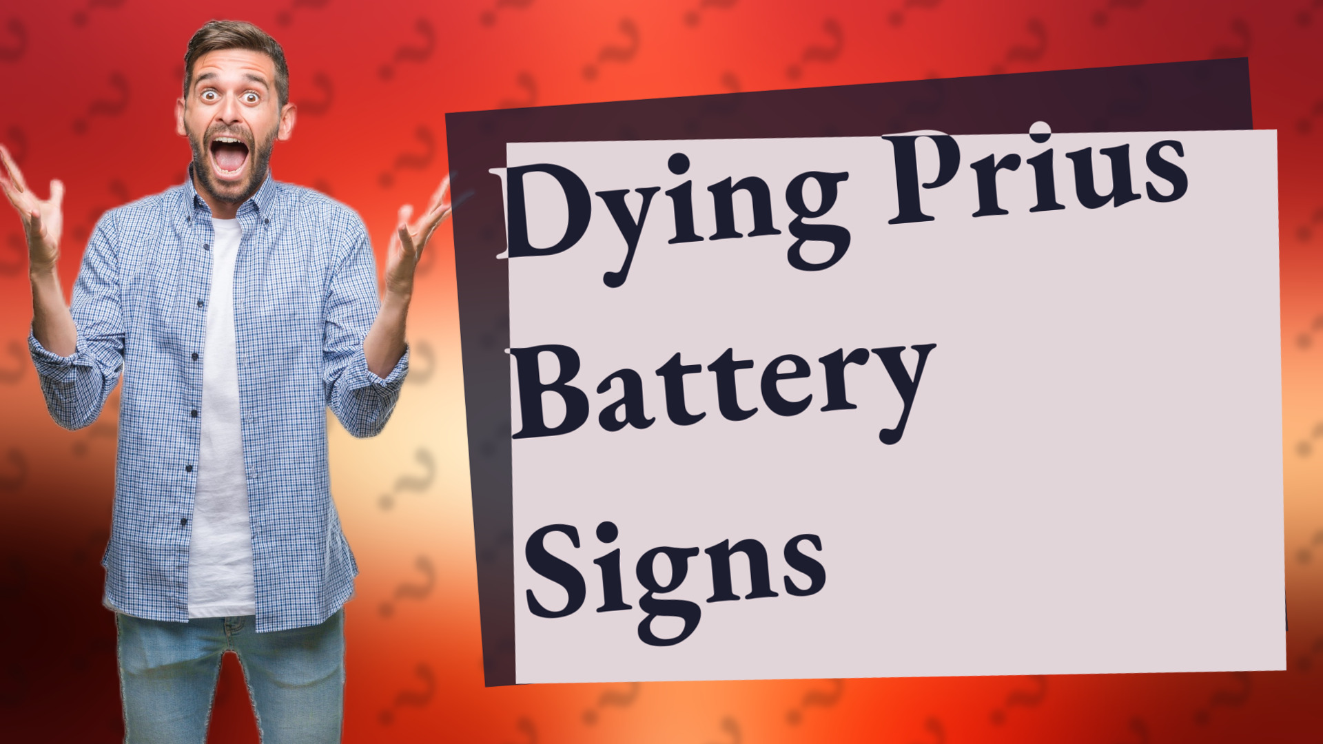 Dying Prius Battery Signs
