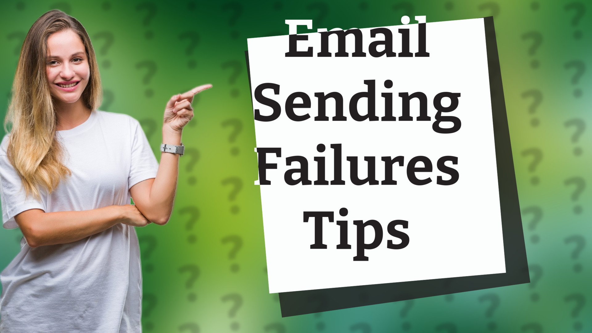 Email Sending Failures Tips