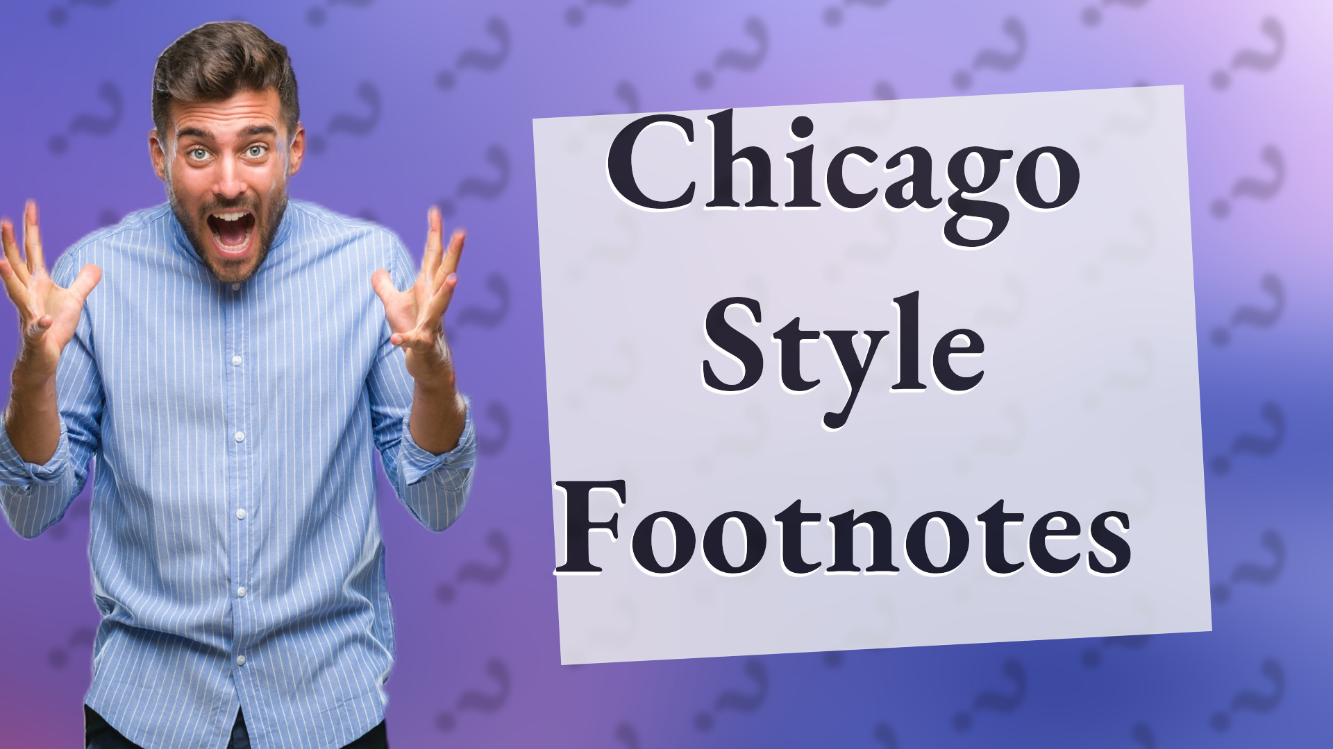 Chicago Style Footnotes