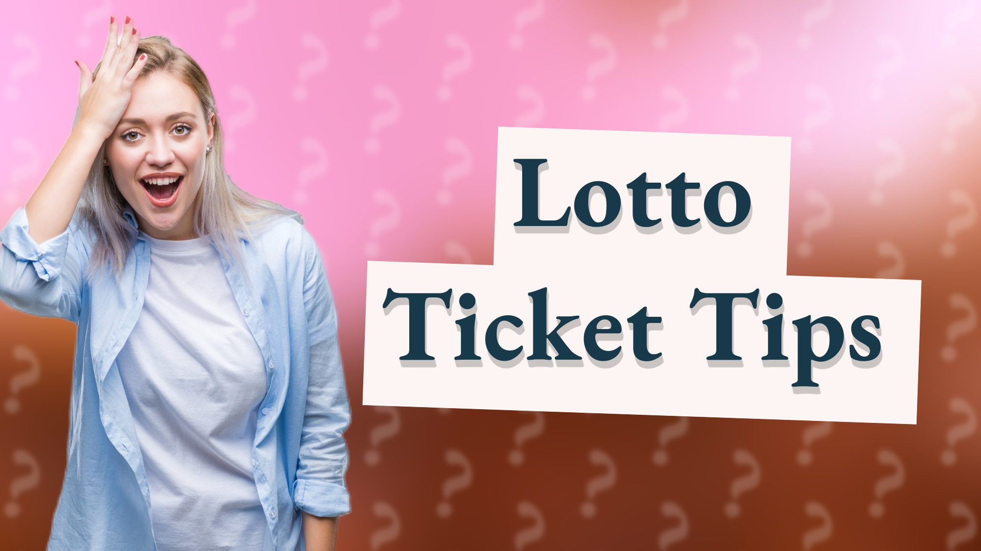 Lotto Ticket Tips