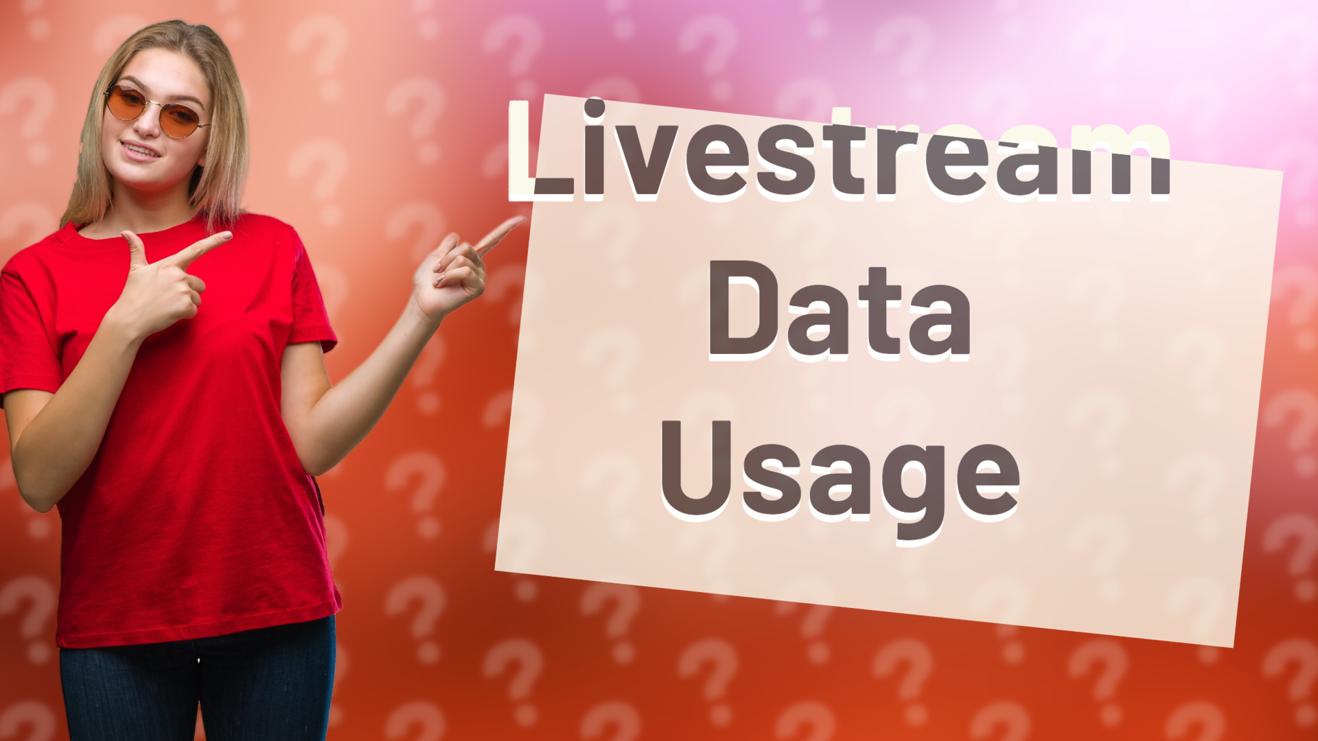 Livestream Data Usage