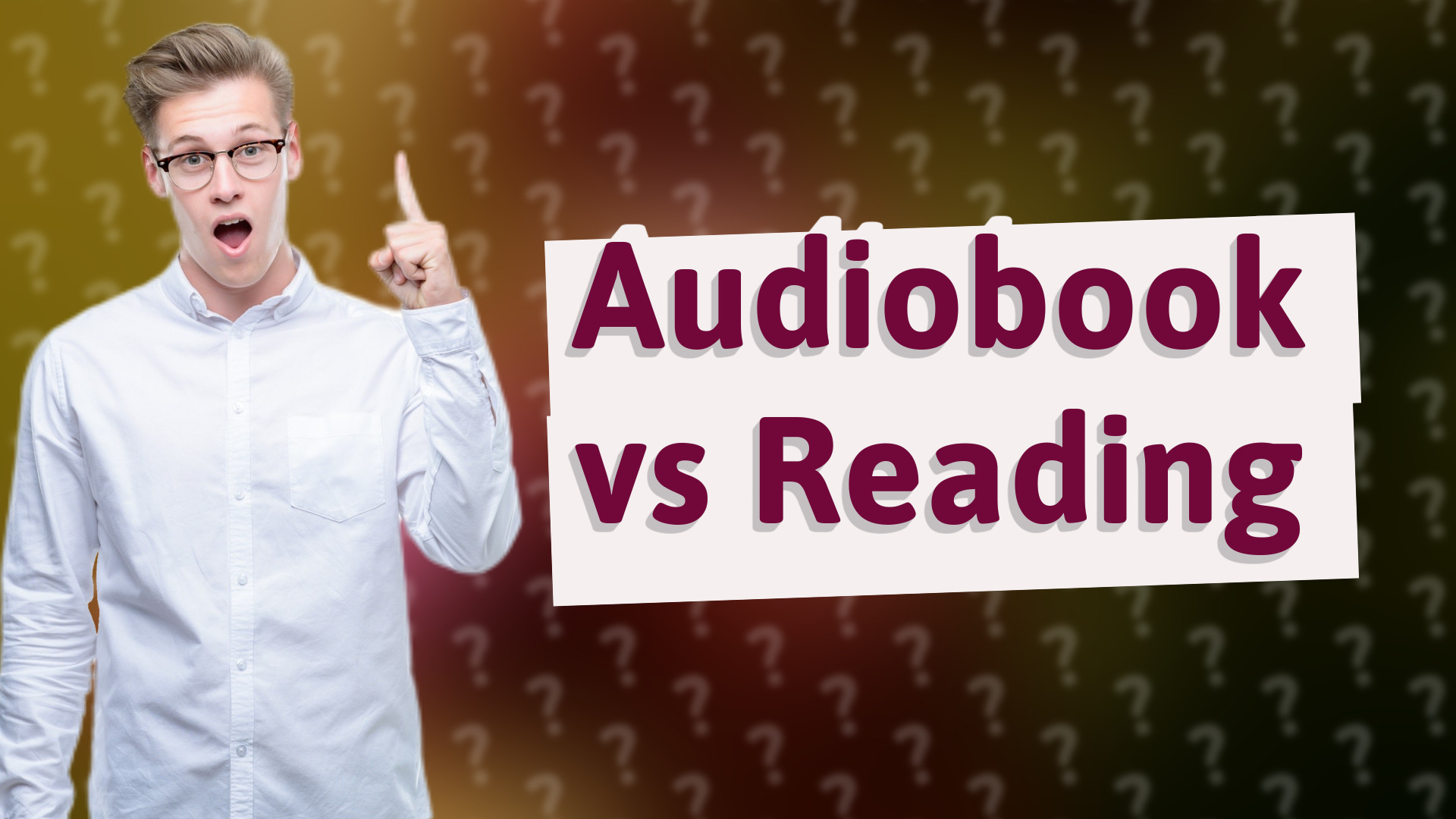 Audiobook vs Reading