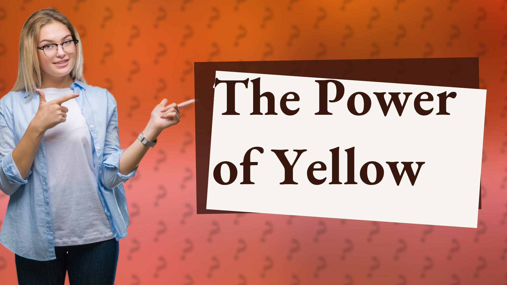 The Power of Yellow