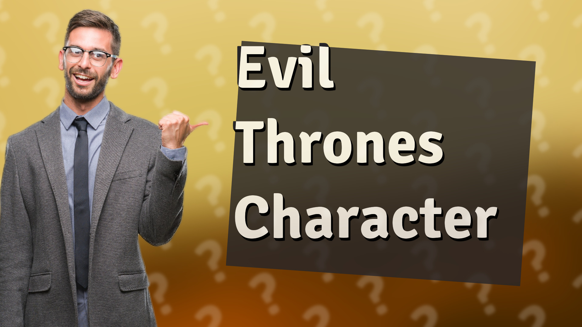 Evil Thrones Character