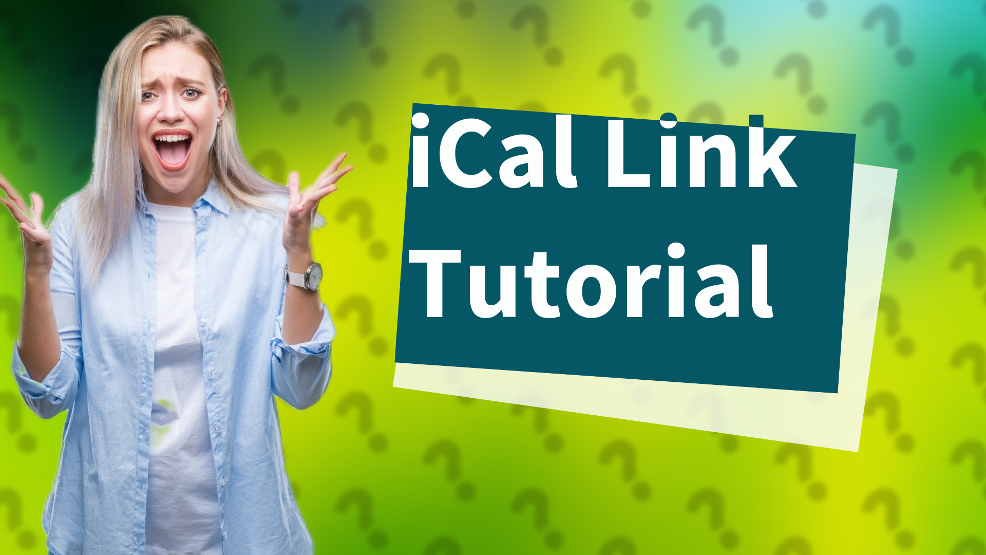 iCal Link Tutorial