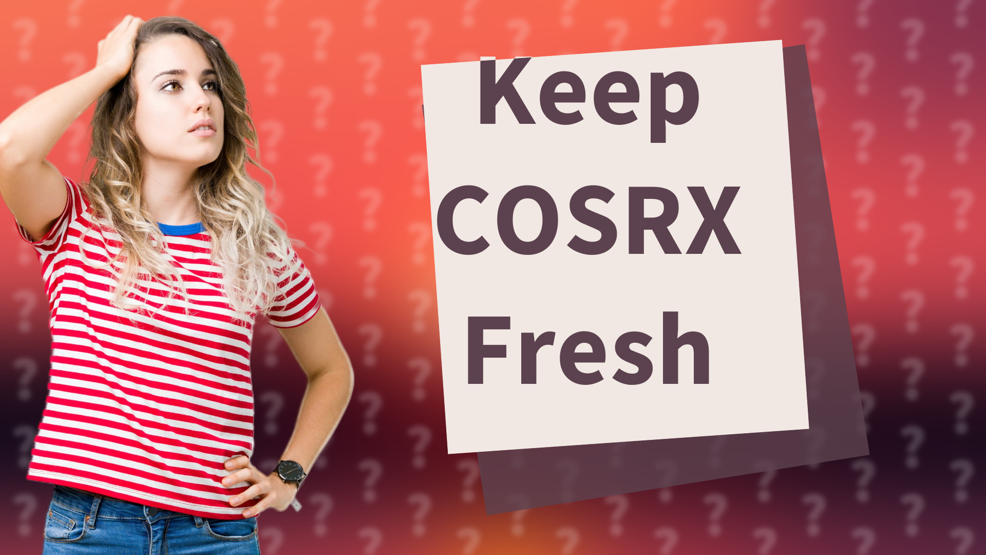 Keep COSRX Fresh