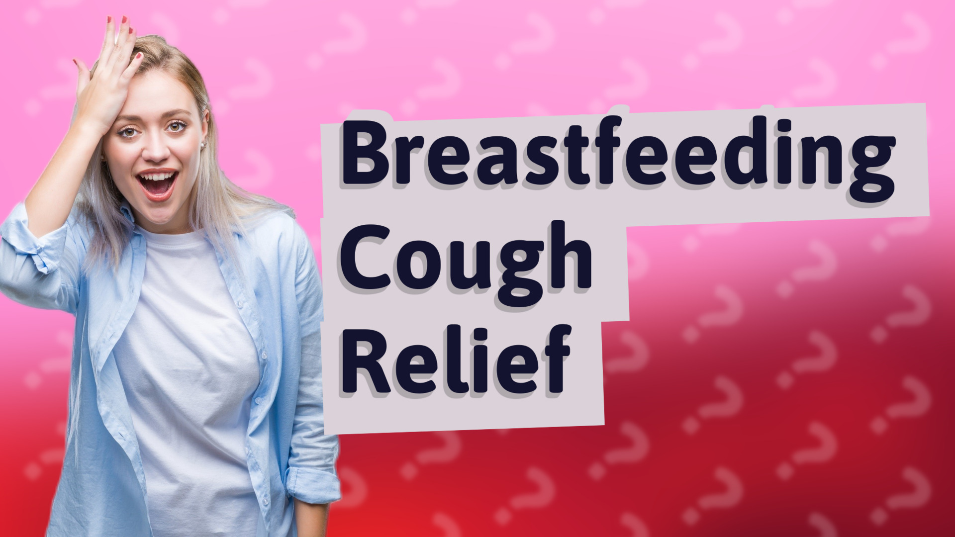 Breastfeeding Cough Relief