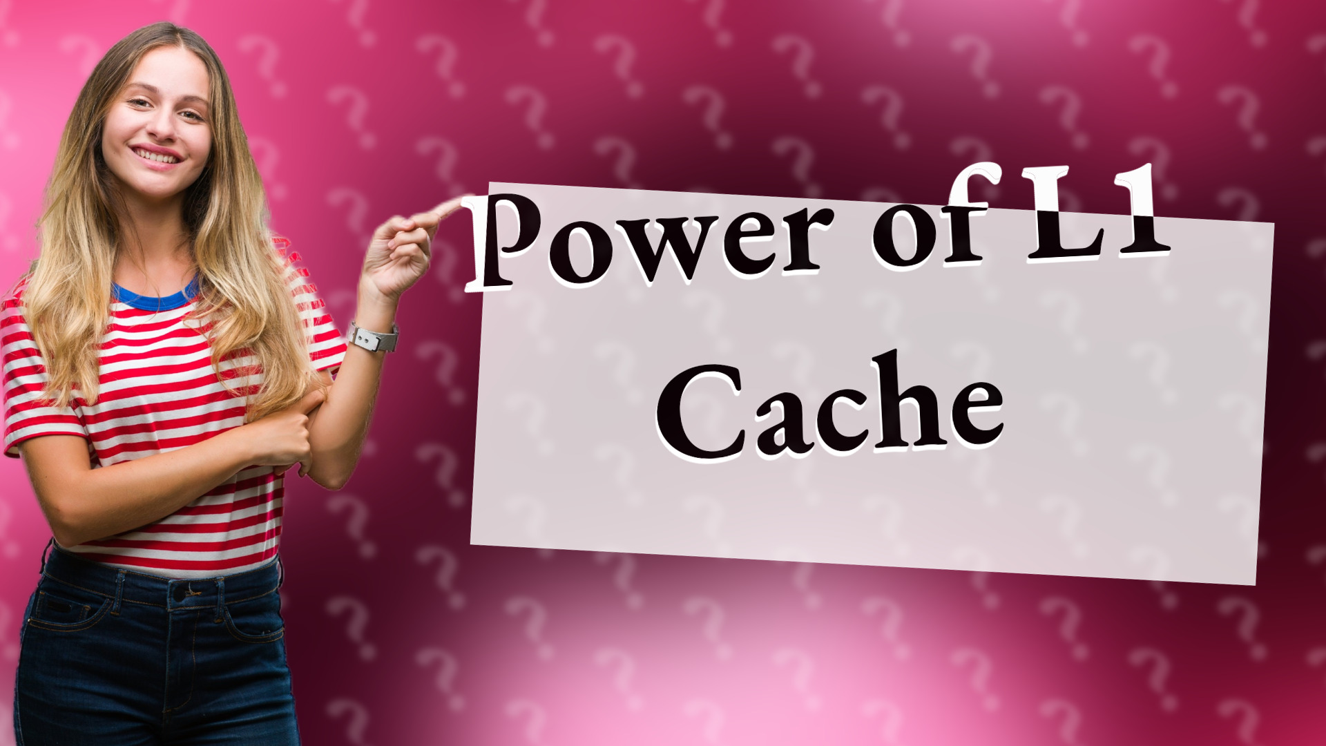 Power of L1 Cache