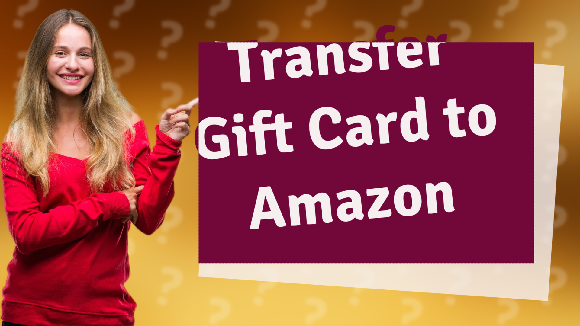 Transfer Gift Card to Amazon
