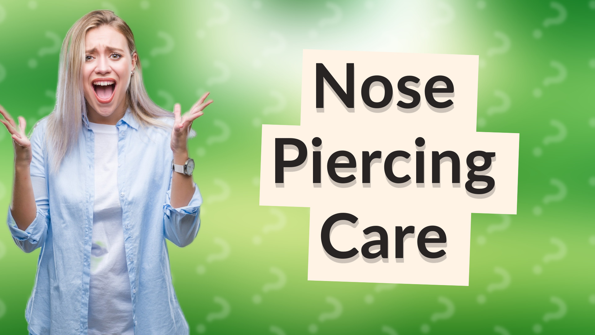 Nose Piercing Care