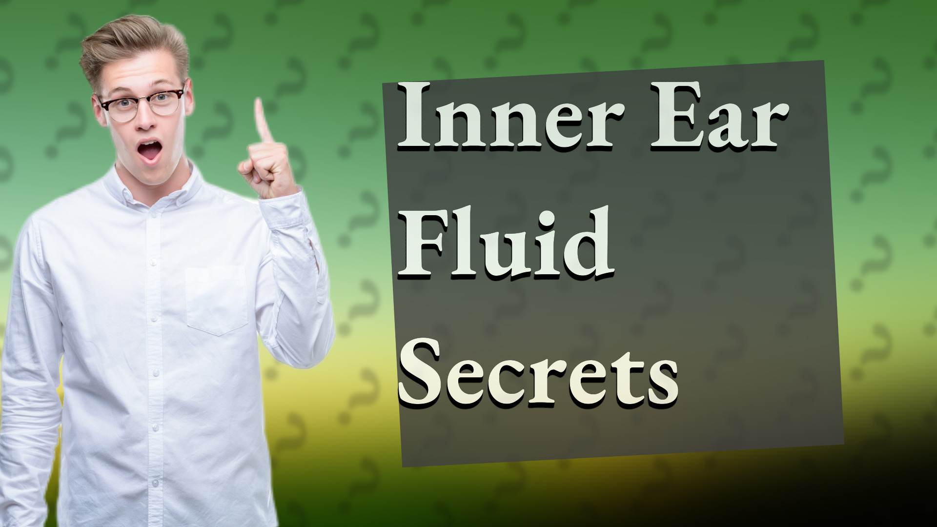 Inner Ear Fluid Secrets
