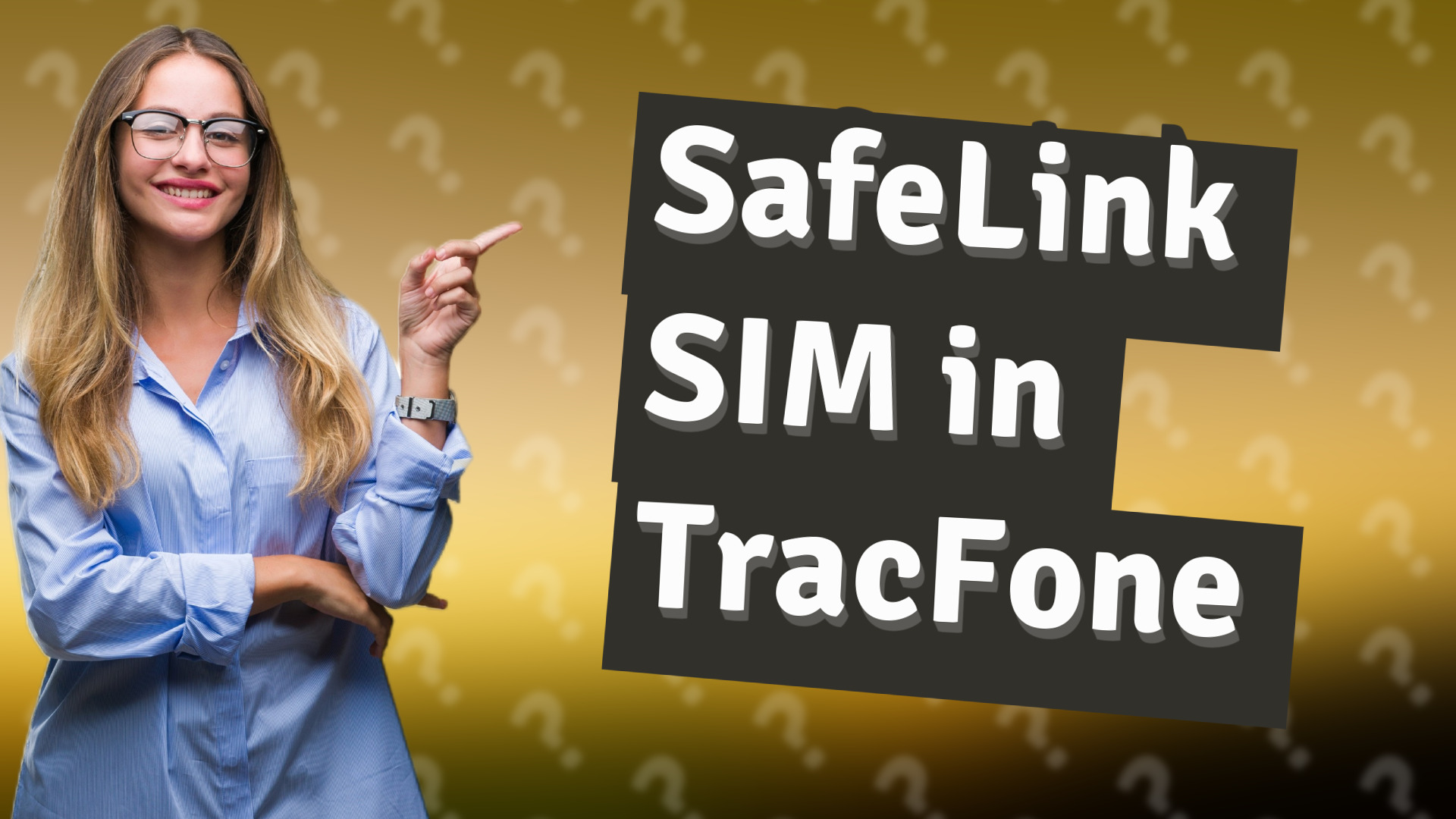 SafeLink SIM in TracFone