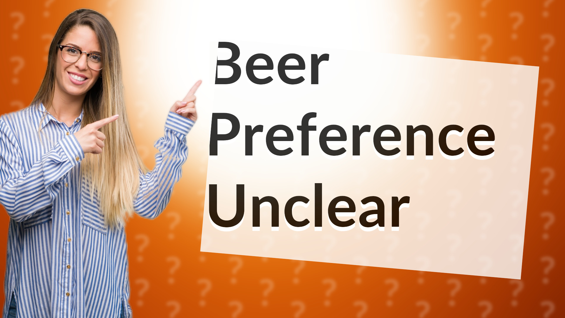 Beer Preference Unclear