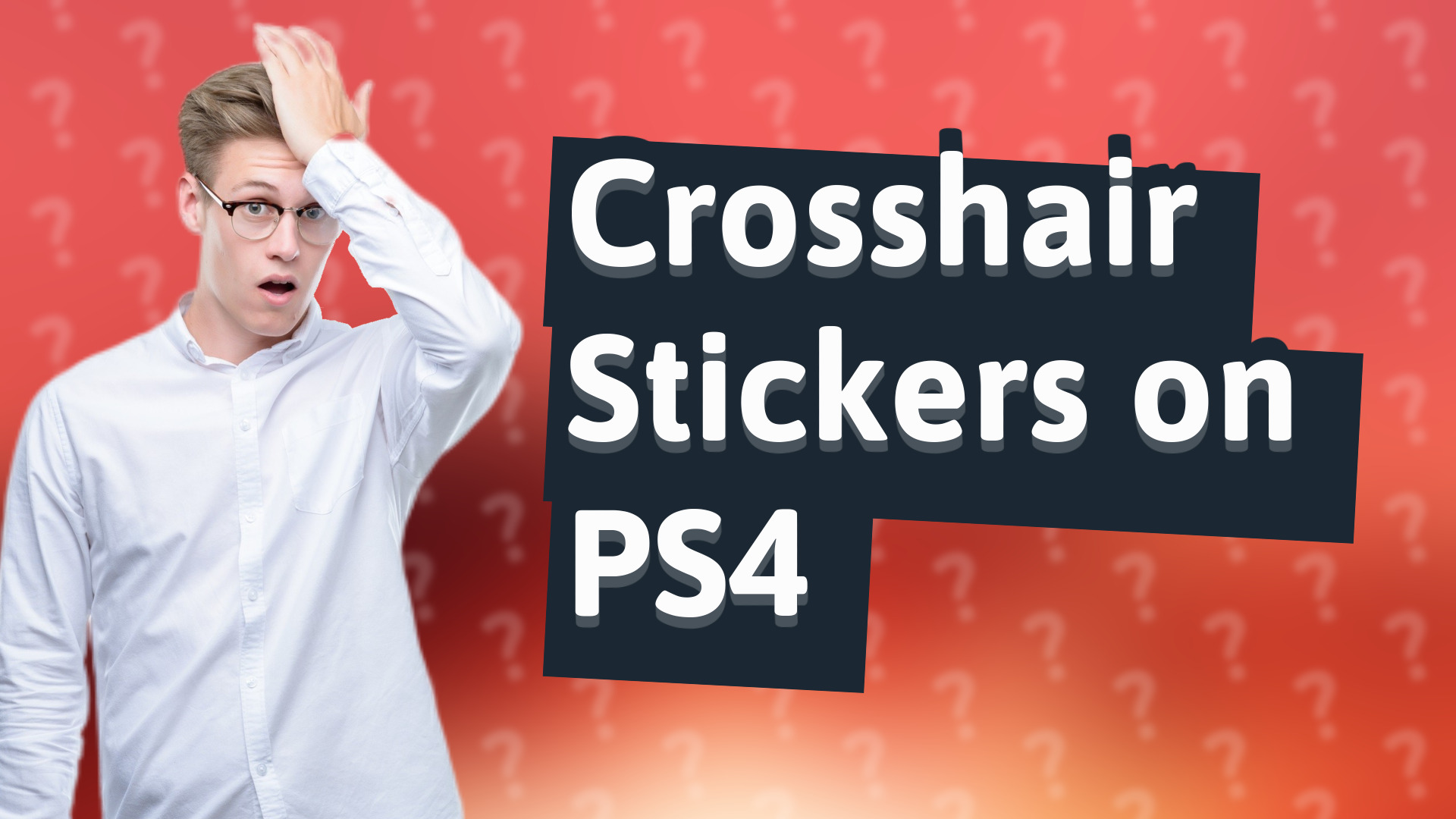 Crosshair Stickers on PS4