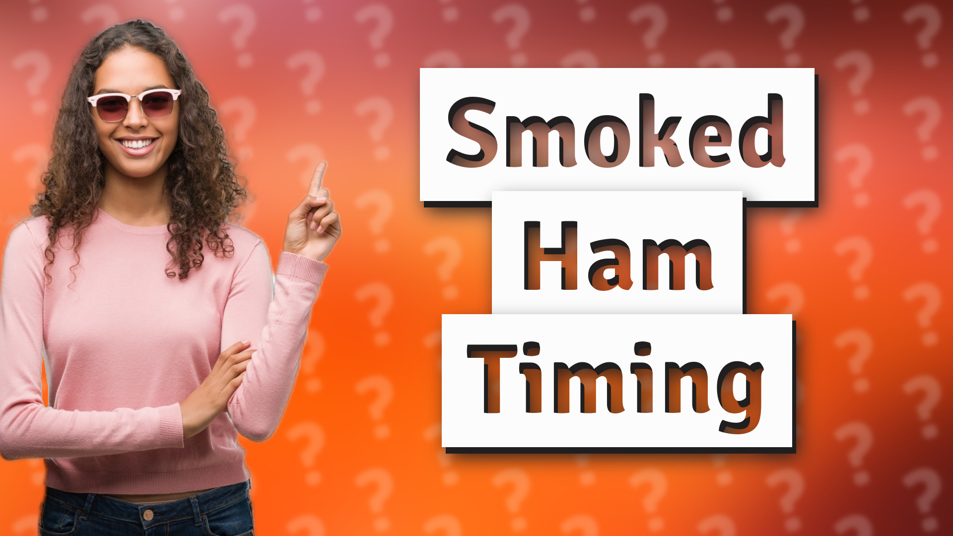 Smoked Ham Timing