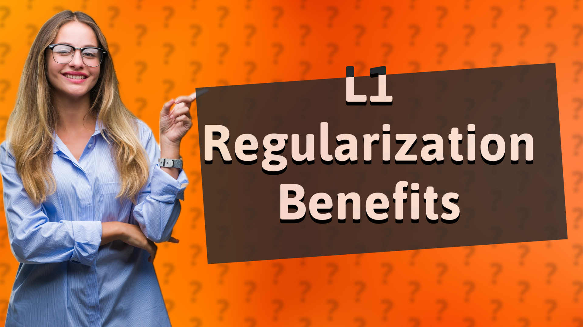 L1 Regularization Benefits