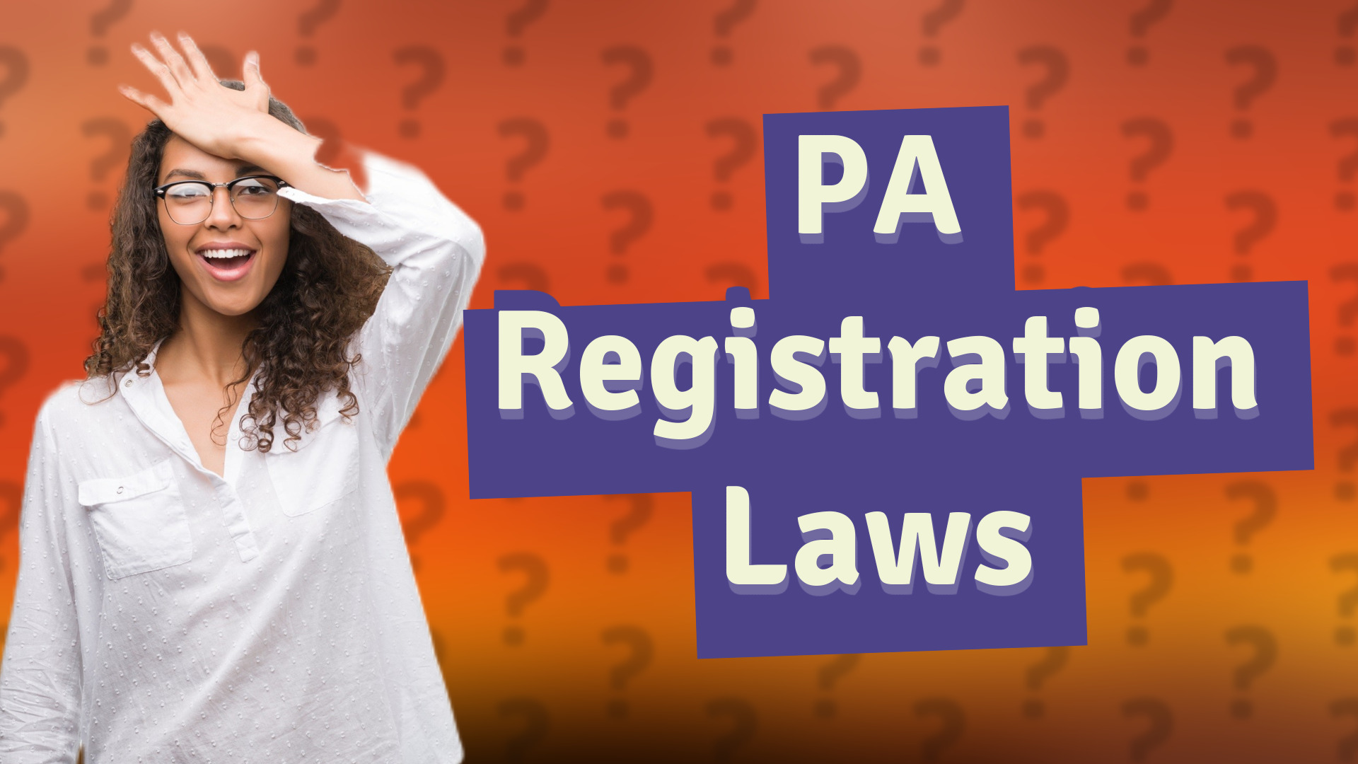 PA Registration Laws