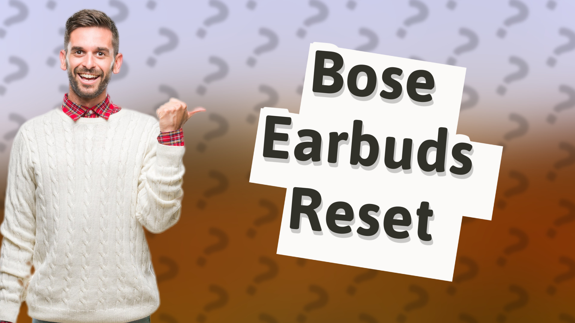 Bose Earbuds Reset