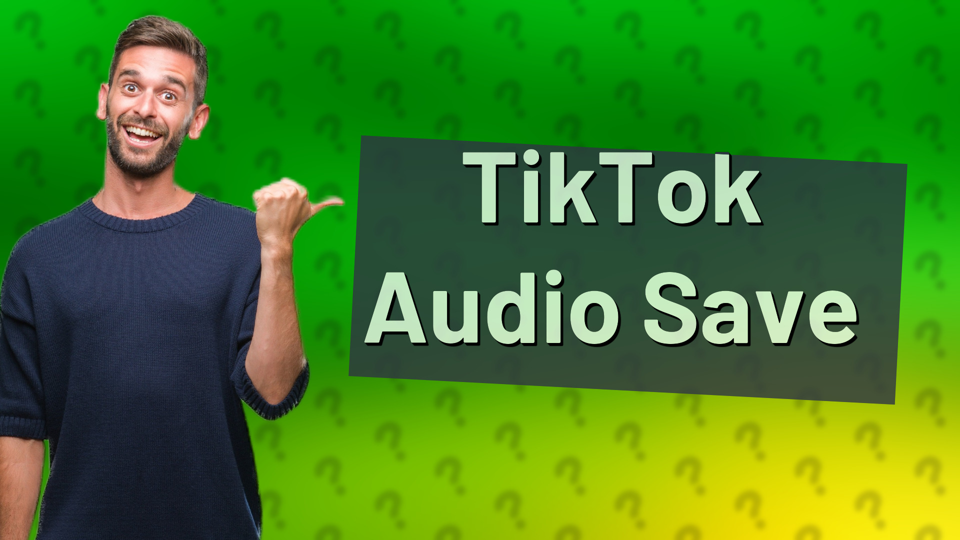TikTok Audio Save