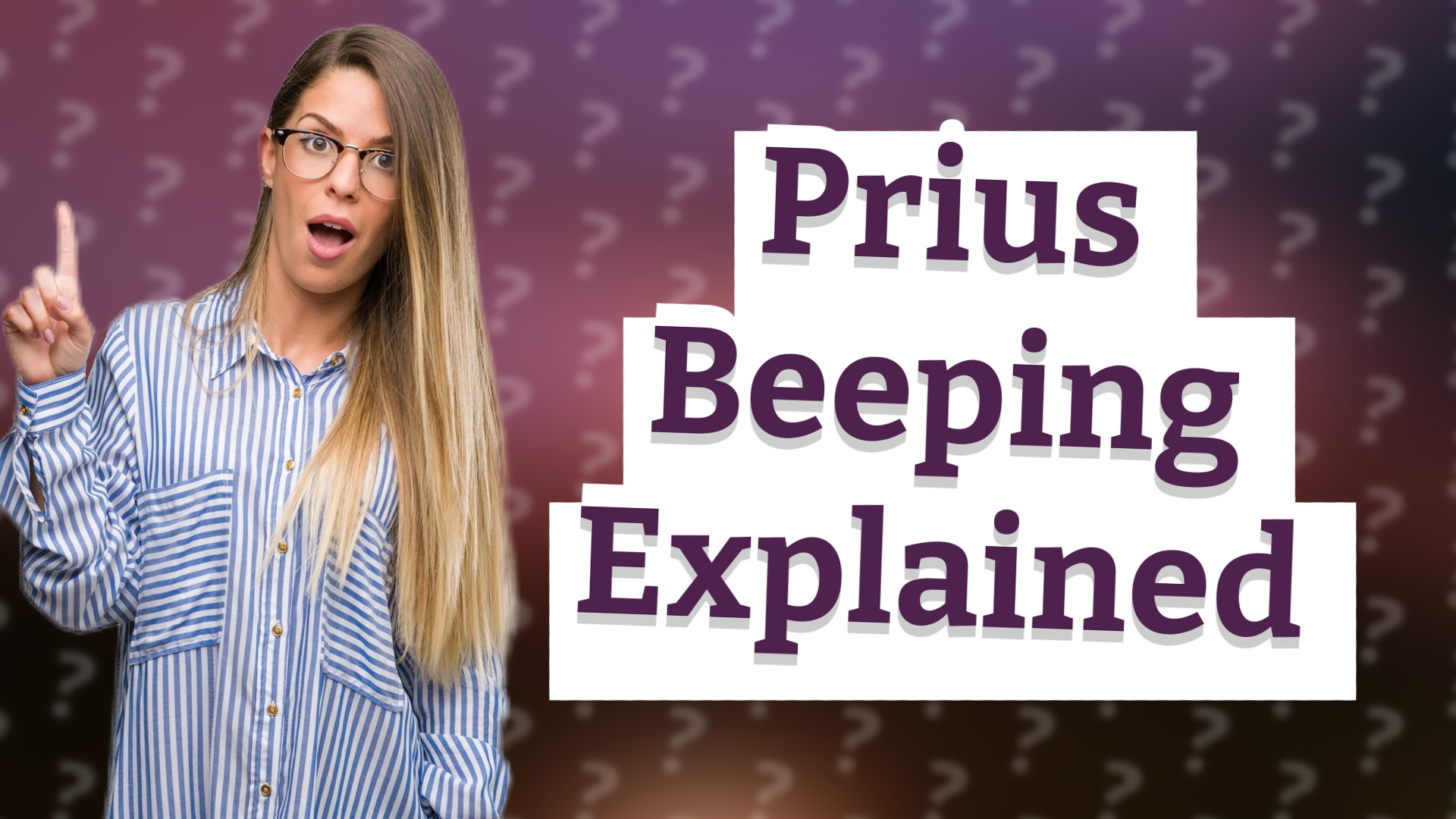 Prius Beeping Explained