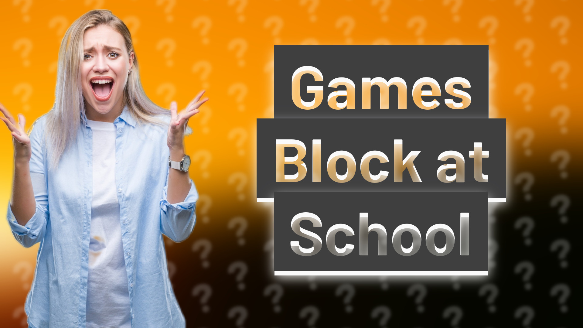 Games Block at School