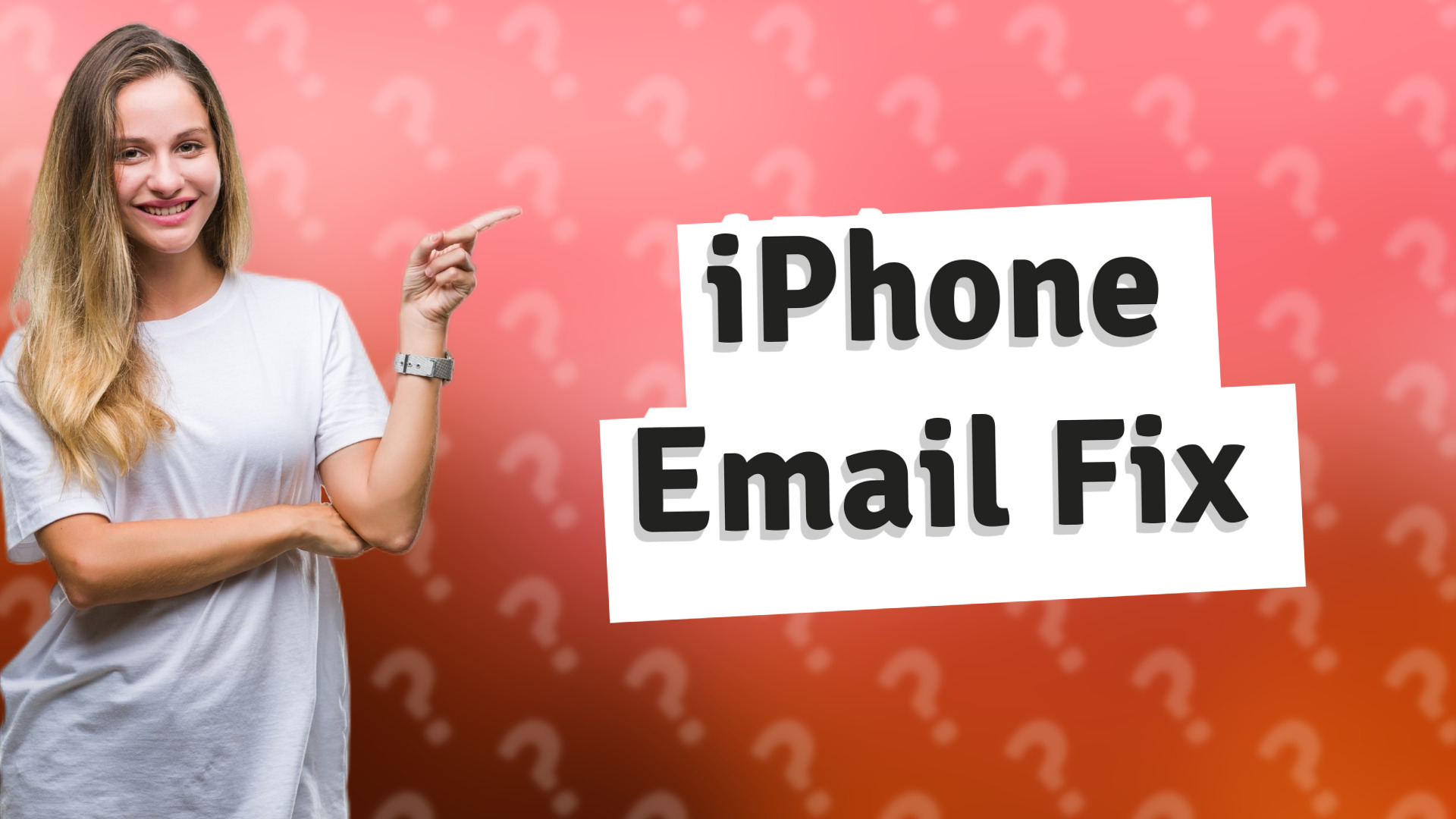iPhone Email Fix