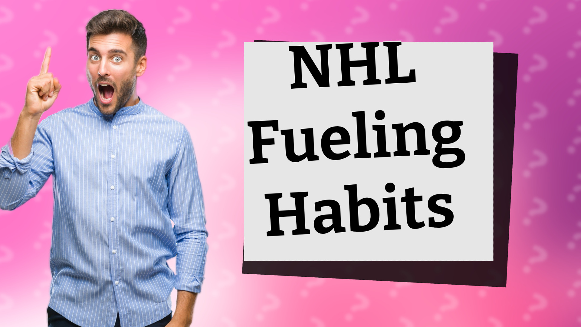 NHL Fueling Habits