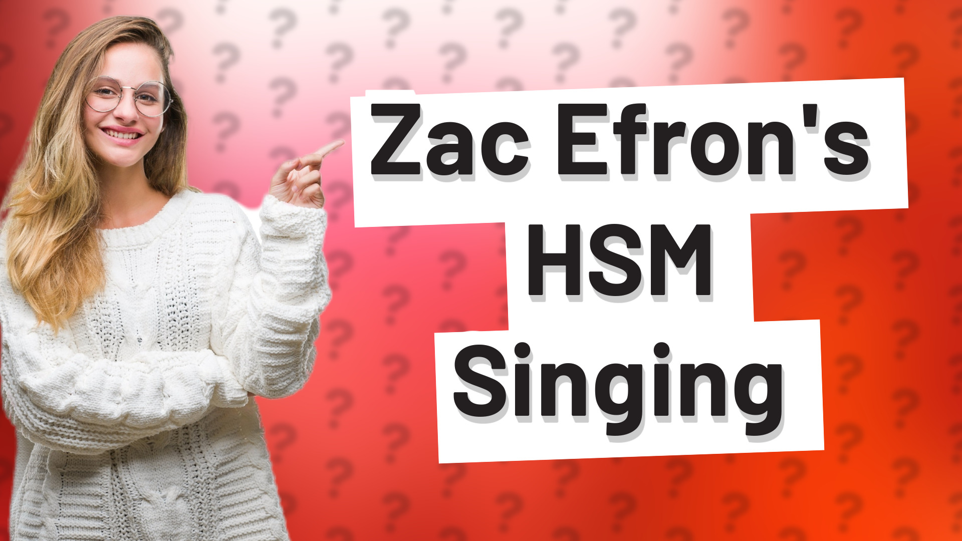 Zac Efron's HSM Singing