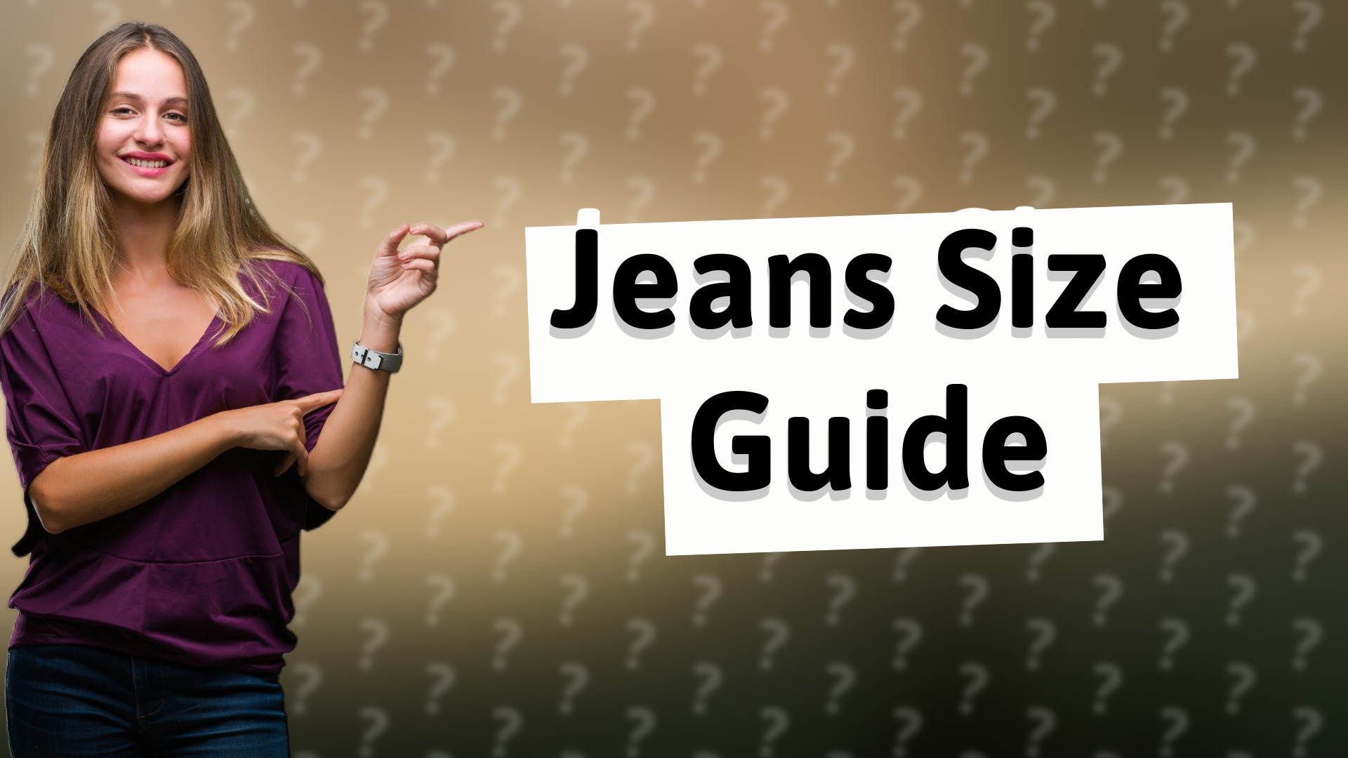 Jeans Size Guide
