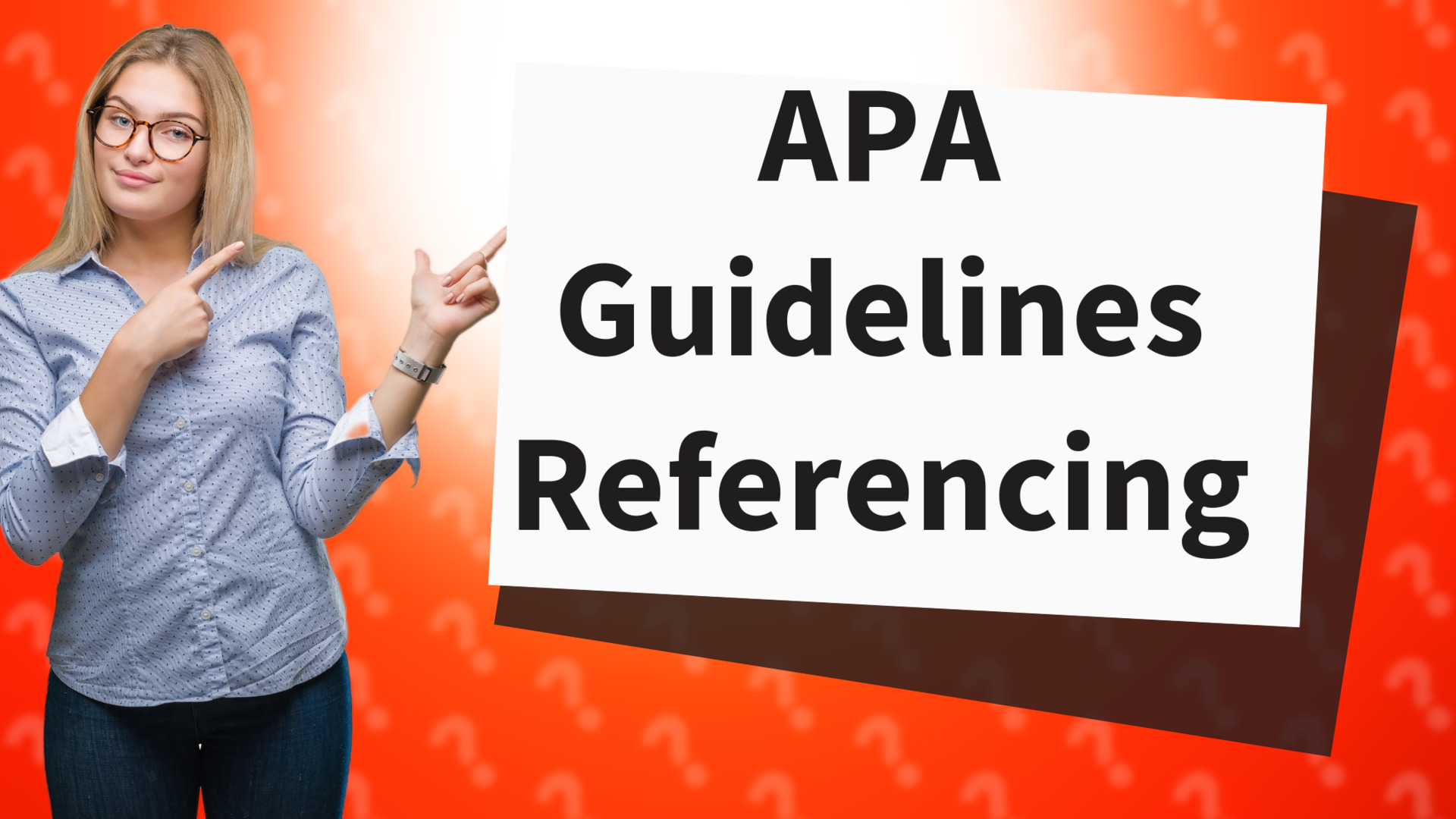 APA Guidelines Referencing